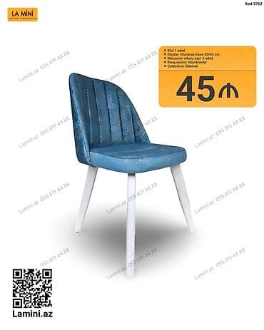 kohnə stul: Məhsul: La Mini stul (Kod: 5762) - Komplekt: 1 ədəd stul - Ölçü — 1