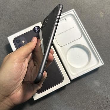 iphone 5: IPhone 11, 128 GB, Qara, Face ID — 2