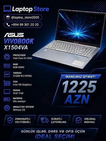 💻 Zövqlü dizayn, yüksək performans və sərfəli qiymət! Yeni ASUS
