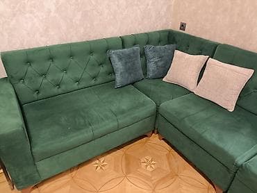 kreslo 2 ci el: Künc divan, İşlənmiş, Açılmayan, Bazasız, Çatdırılma yoxdur — 2