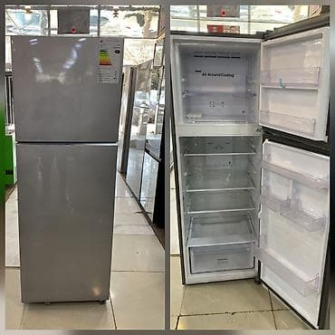 2 qapılı Samsung Soyuducu Satılır, rəng - Boz, Təkərli