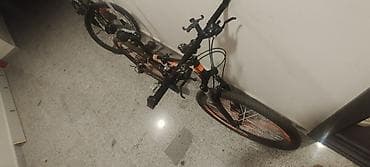 yesevetler: Qatlanan dağ velosipedi – 26" - Rəng: qara-narıncı dizayn, təkərlərdə — 2