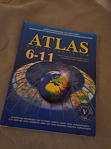 Məhsul: “Atlas – Kontur Xəritə ilə, 6–11” (yenilənmiş nəşr) coğrafiya — 1