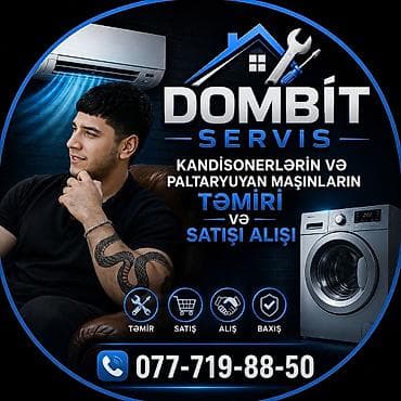 DOMBİT Servis – kondisioner və paltaryuyan maşınlarla bağlı peşəkar lalafo.az -da DOMBİT Servis – kondisioner və paltaryuyan maşınlarla bağlı peşəkar