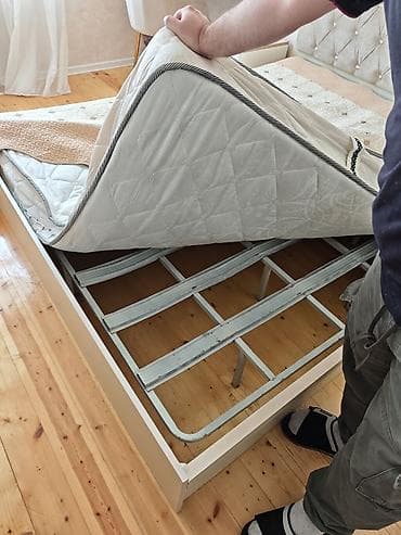 İki nəfərlik çarpayı dəsti - Ölçü: təxmini 160x200 sm (vizualdan) - — 2