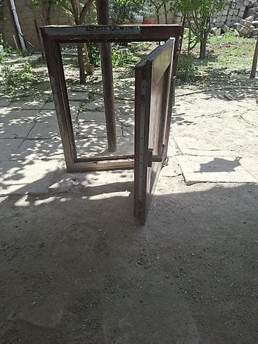seyf qapilari: Taxta qapı paneli və metal karkas - Material: massiv taxta panel — 2