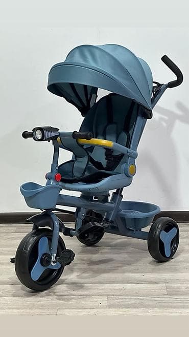 vintir: Uşaq üçtəkərli velosipedi – valideyn idarəetməsi və günqoruyucu — 1