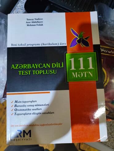 azərbaycan dilinə aid şəkillər: Testlər — 1