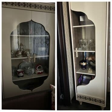 Şüşəli dolab vitrini