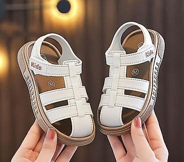 supinatorlu uşaq səndəlləri: Yenidir ! İşlenmeyib! Uşaq sandalı – ağ rəng, bağlanma lentli model - — 2