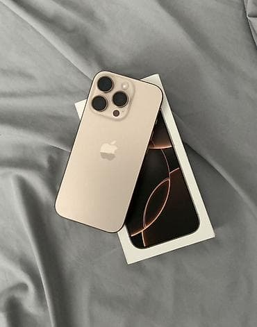 iphone 11 pro satiram: IPhone 16 Pro, 128 GB, Qızılı, Face ID — 1