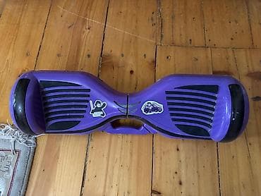 hoverboard ikinci el: Özünü tarazlayan elektrikli hoverboard/skuter - Rəng: bənövşəyi, qara — 5