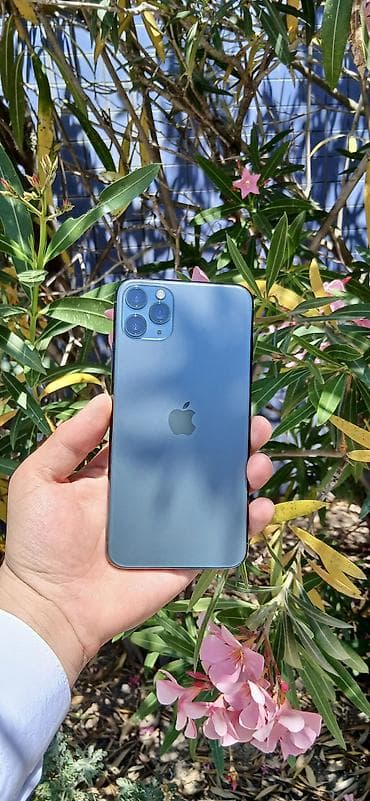IPhone 11 Pro Max, 64 ГБ, Matte Midnight Green, Беспроводная зарядка, Face ID