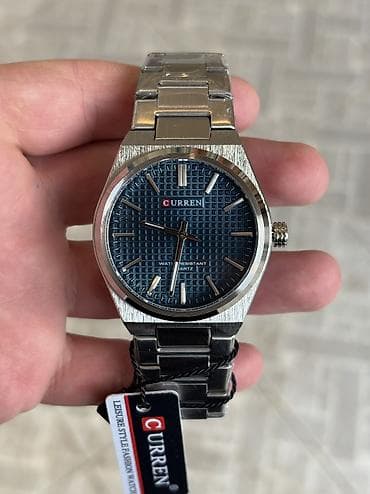 kişi geyim: Yeni, Qol saatı, Curren, rəng - Mavi — 1