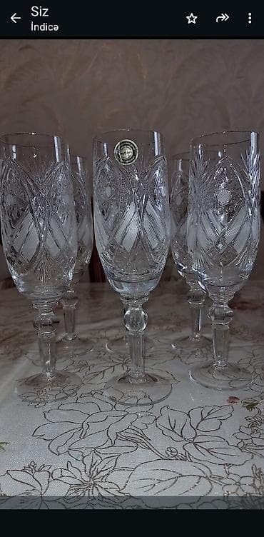 3d ekran sekilleri: Qədəhlər, Xrustal, 6 ədədli dəst, Rusiya — 2