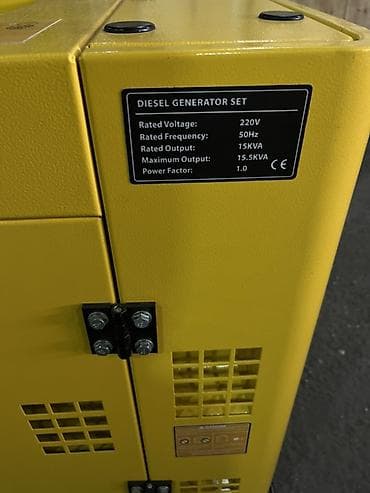 Səssiz tip dizel generator - Gərginlik: 220V - Tezlik: 50Hz - Nominal — 4