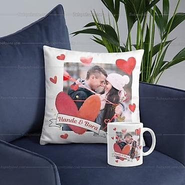 Yastıq və finçan dest .İstədiyiniz şəkillə çap olunur.hədiyýelik cox