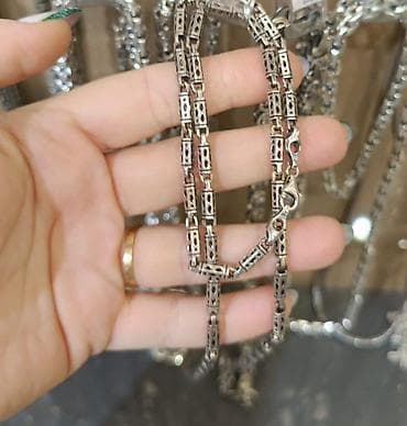 Сумки: Цепь для бензопилы, Серебро, Бесплатная доставка — 2