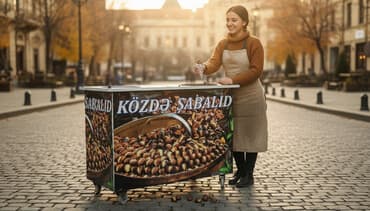 simit arabası satılık: Salam araba satılır hazır biznesdi şabalıd qarğıdalı arabası — 1