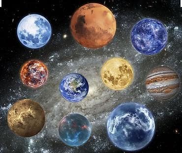 Декор и интерьер: Otağınızda Kosmos Səyahəti! 🌌 10 Fərqli Planetli USB Proyektor Lampa 🌙 — 2