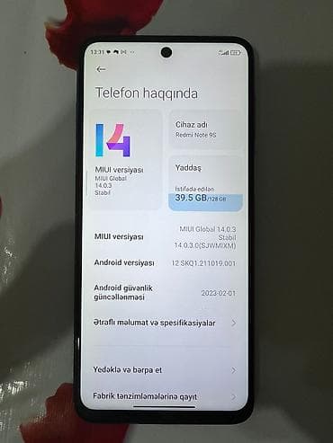 lenovo lp3 pro: Redmi Note 9S, 128 GB, rəng - Göy — 3