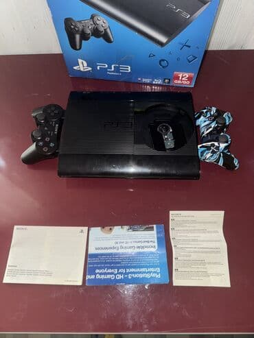 playstation arendaya verilir: Ps 3 SuperSlim 500Gb Yaddaş 27 eded oyunu var Plombu üsdündədir 2 Pult — 1