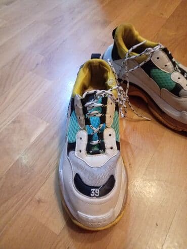 asics onitsuka tiger qadın krossovkaları: Balenciaga, Ölçü: 39, rəng - Çəhrayı, İşlənmiş — 1