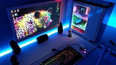 ssd azn: RGB işıqlanmalı oyun kompüteri və aksesuarları dəsti büdcəyə uyğun — 6