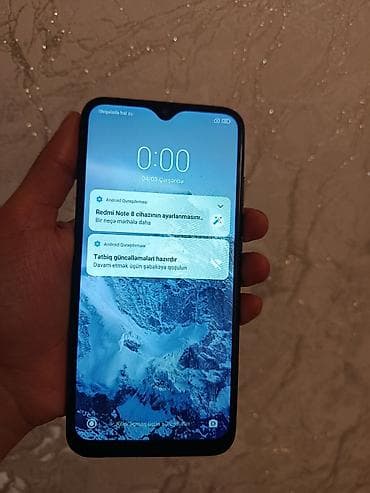sensor ekran notebook: Redmi Note 8, 128 GB, rəng - Qara, Sensor, Barmaq izi, İki sim kartlı — 2