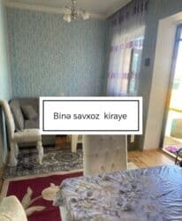qaradağ rayonu müşfiqabad qəsəbəsində kirayə evlər: 60 kv. m, 3 otaqlı — 1