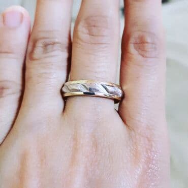 tək qaş: Alyans, Üzük, Sarı qızıl, 750 Əyar, Qaşsız — 1