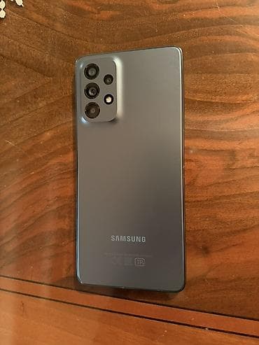 Samsung Galaxy A73 5G, 256 ГБ, цвет - Серый, Отпечаток пальца — 5