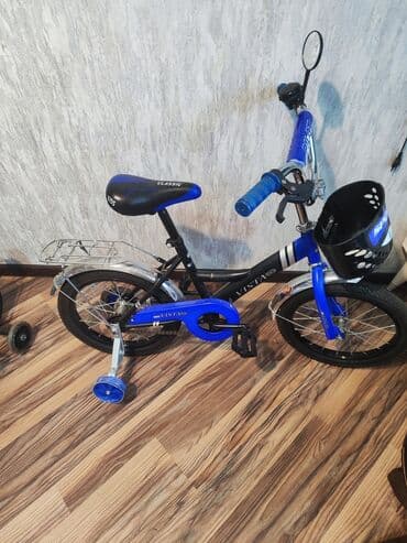 göy bodiklər: İki təkərli Uşaq velosipedi Vista, 16", sürətlərin sayı: 10 — 3