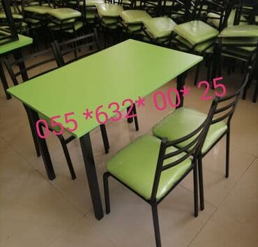 toxunma saplar satisi: Yeni, Kvadrat masa, Açılmayan, Stullar ilə, Metal, Azərbaycan — 19