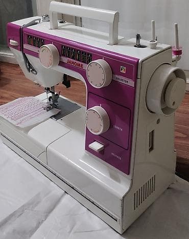 tikiw mawin: Tikiş maşını Janome, İşlənmiş,Mexaniki, Pulsuz çatdırılma, Rayonlara çatdırılma — 5