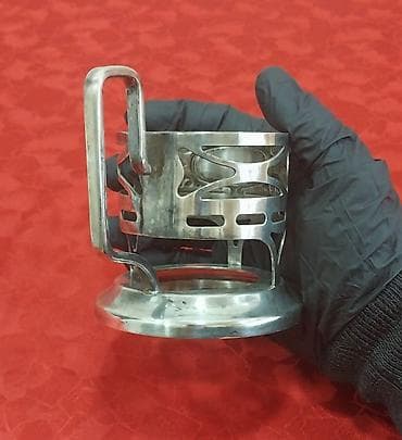 qab yigan: Stəkanlar, rəng - Gümüşü, 1 əd, SSRİ — 3