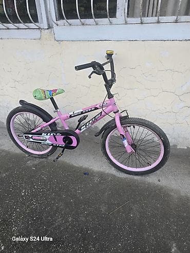 velosiped 24: İki təkərli Uşaq velosipedi 20", sürətlərin sayı: 1 — 2