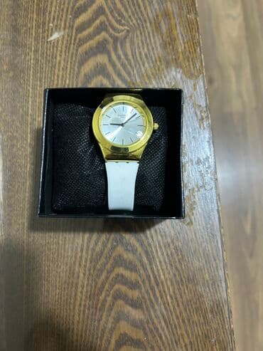 детские наручные часы swatch: İşlənmiş, Qol saatı, Swatch, rəng - Ağ — 7