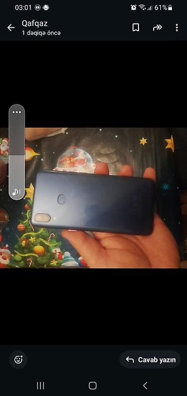 Samsung Galaxy A10s, 32 GB, rəng - Mavi, Barmaq izi