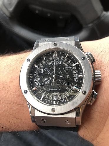 ilham eliyev saati: Qol saatı, Hublot, rəng - Qara — 2