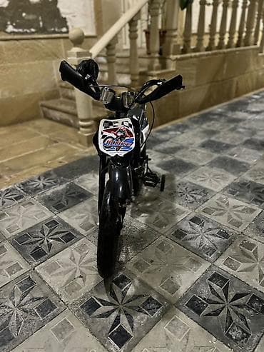 rama velo: Uşaq velosipedi – motocross üslubunda dizayn - Rəng: qara, idman — 2