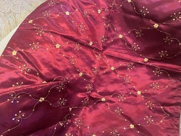 toxumaq üçün saplar: Yataq üçün rəng - Qırmızı Yataq örtüyü — 9