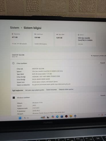 huawei matebook d15: Intel Core i5, 8 ГБ ОЗУ, 14 " — 4