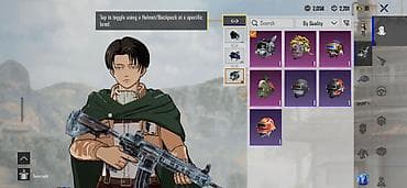 rog ally x: PUBG Mobile hesabı – Levi (Attack on Titan) xarakter görünüşü ilə — 8
