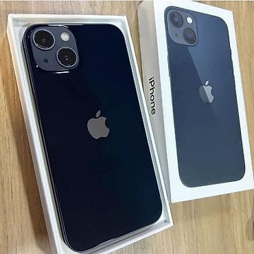 IPhone 13, 128 GB, Midnight, Barmaq izi, Face ID