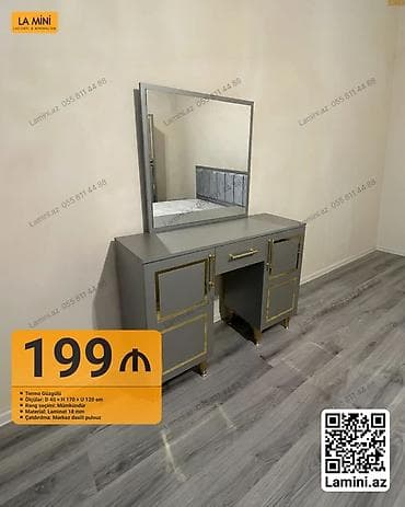 Для спальни, С выдвижными ящиками, С зеркалом, Бесплатная установка, Нет кредита
