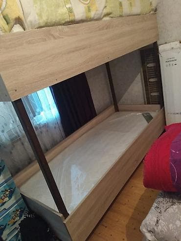 Oğlan və qız üçün, Çarpayı, Matras ilə, Siyirməsiz, Laminat