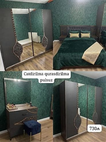 Perladan yataq mebeli 730 manat Catdirilma qurasdirilma yaxin — 2