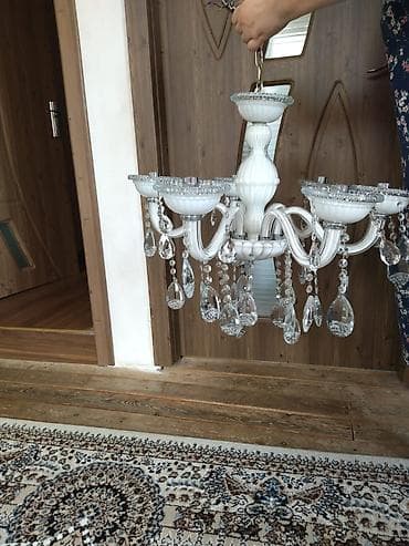 Çılçıraq, 5 lampa, Şüşə