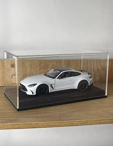 Mende Qırmızı Mercedes-AMG GT 63 kupe die-cast maket avtomobildir - — 4